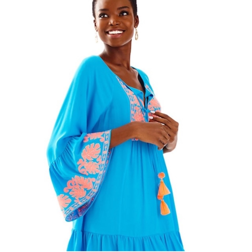 Lilly Pulitzer Amisa Tunic Dress in Sparkling Blue 🌺